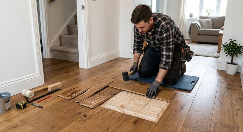 Engineered Floor Repair in Clifton, VA