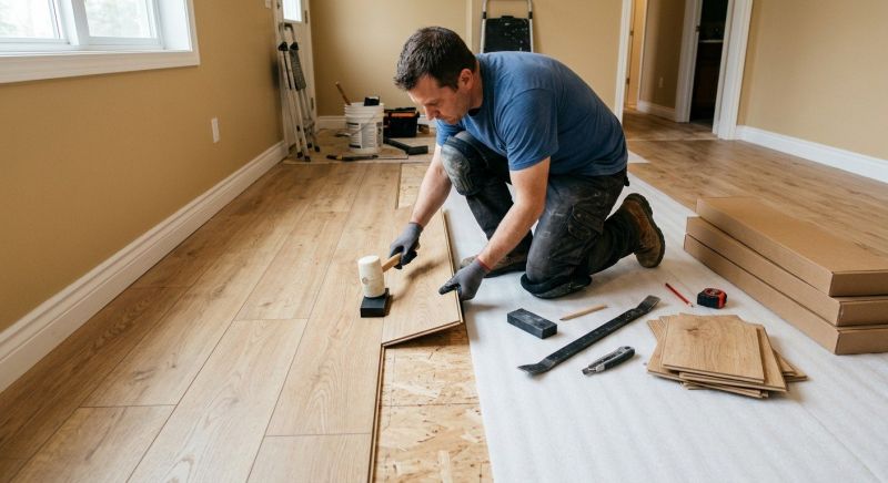Laminate Floor Installation in Triangle, VA
