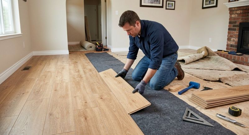 Laminate Floor Remodeling in Gainesville, VA