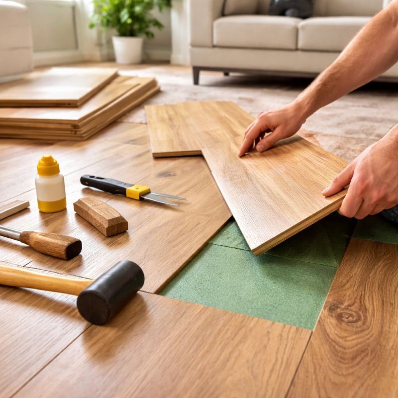 Laminate Floor Repair in Triangle, VA