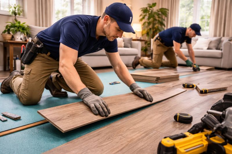 Laminate Floor Replacement in Catlett, VA
