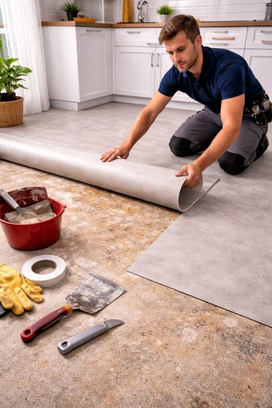 Linoleum Floor Installation in Burke, VA