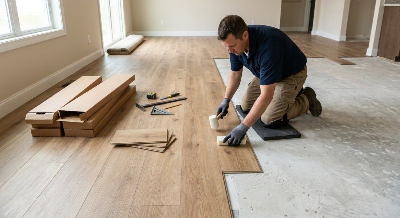 Luxury Vinyl Tile Installation in Great Falls, VA