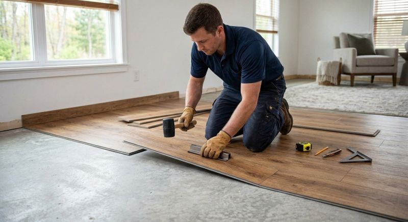 Luxury Vinyl Tile Installation in Herndon, VA