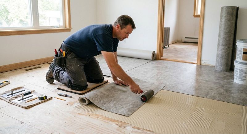 Sheet Flooring Installation in Marshall, VA