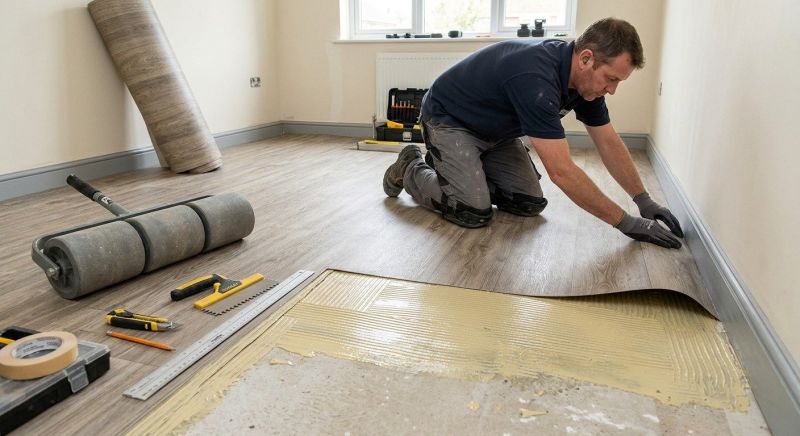 Sheet Linoleum Installation in Ashburn, VA
