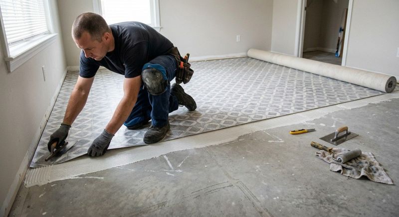 Sheet Vinyl Installation in Round Hill, VA