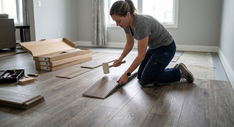 Vinyl Plank Floor Installation in Gainesville, VA
