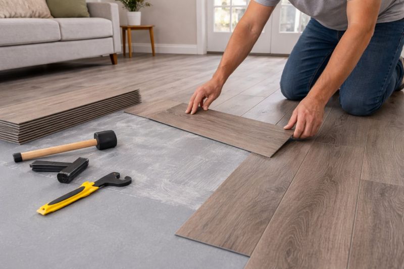 Vinyl Plank Floor Installation in Gainesville, VA